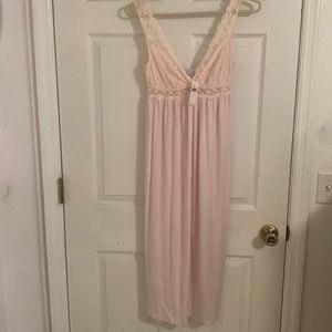 Stunning Anthropologie Eberjey sz Sm pink nightgown! NWT!